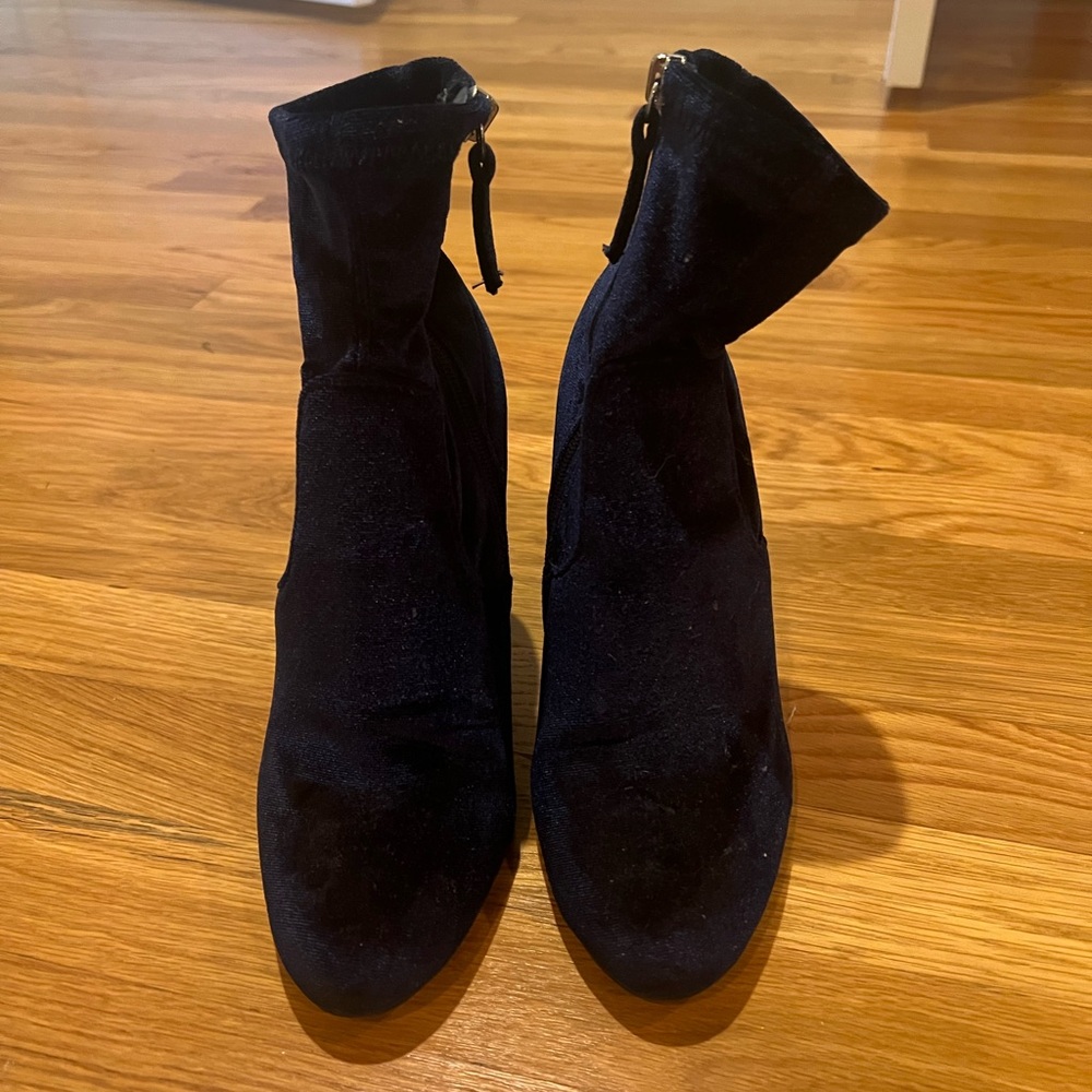 Steve Madden Navy Blue Ankle Boots